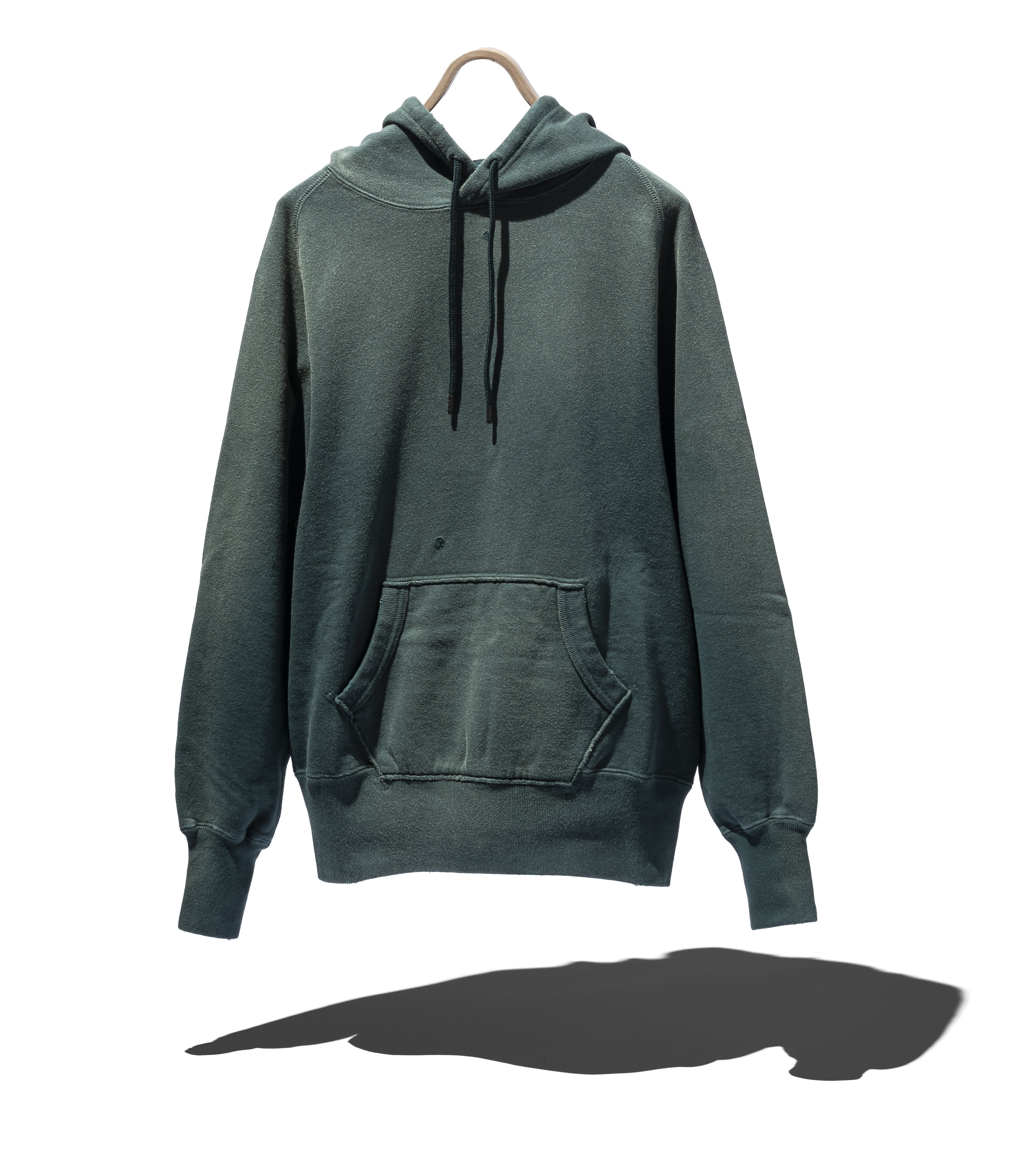 SUVIN COTTON LOOPWHEEL BRUSHED LINING HOODIE AGING – WORDS