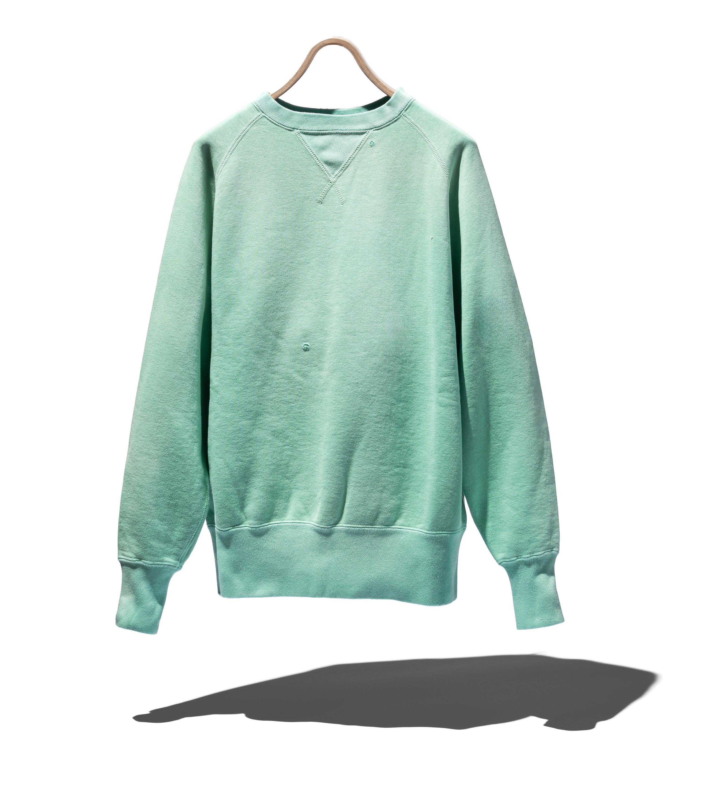 SUVIN COTTON LOOPWHEEL BRUSHED LINING SWEATSHIRT AGING