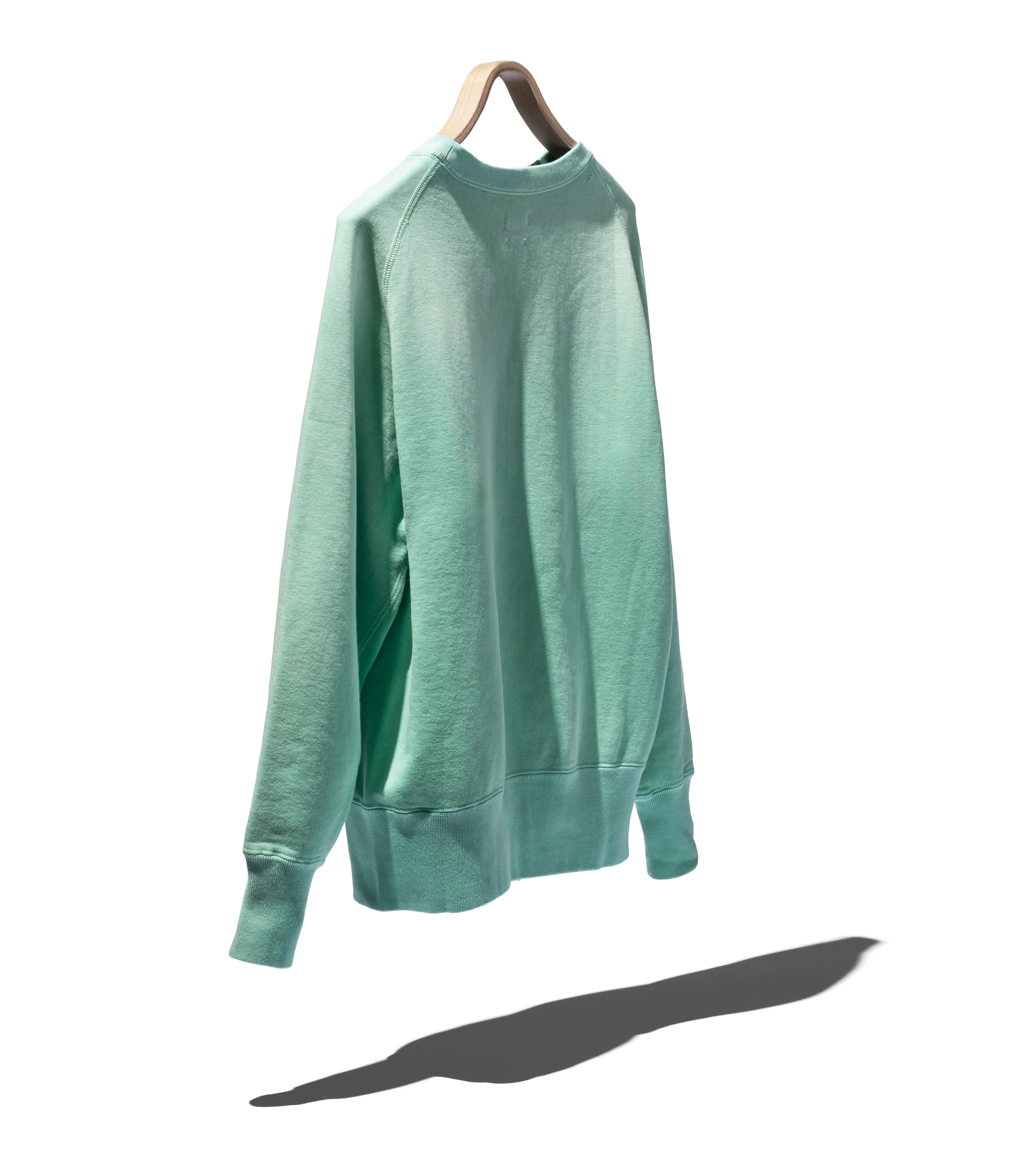 SUVIN COTTON LOOPWHEEL BRUSHED LINING SWEATSHIRT AGING