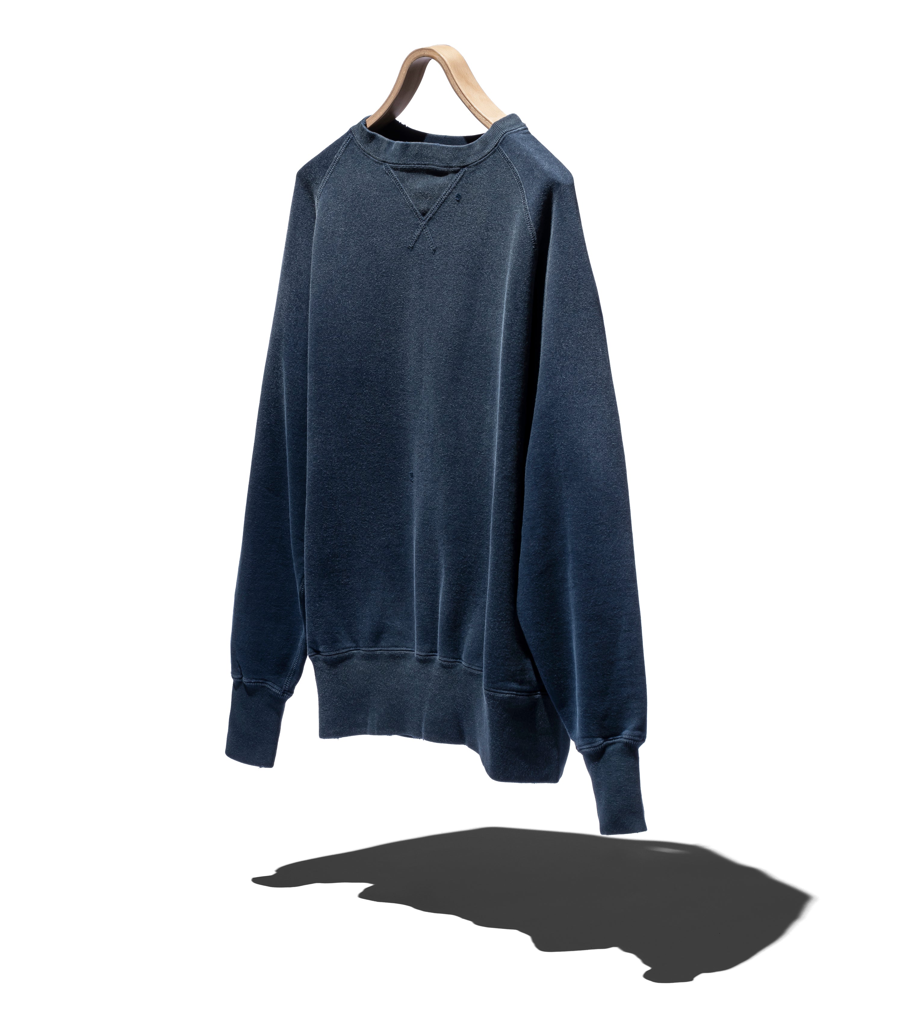 SUVIN COTTON LOOPWHEEL BRUSHED LINING SWEATSHIRT AGING