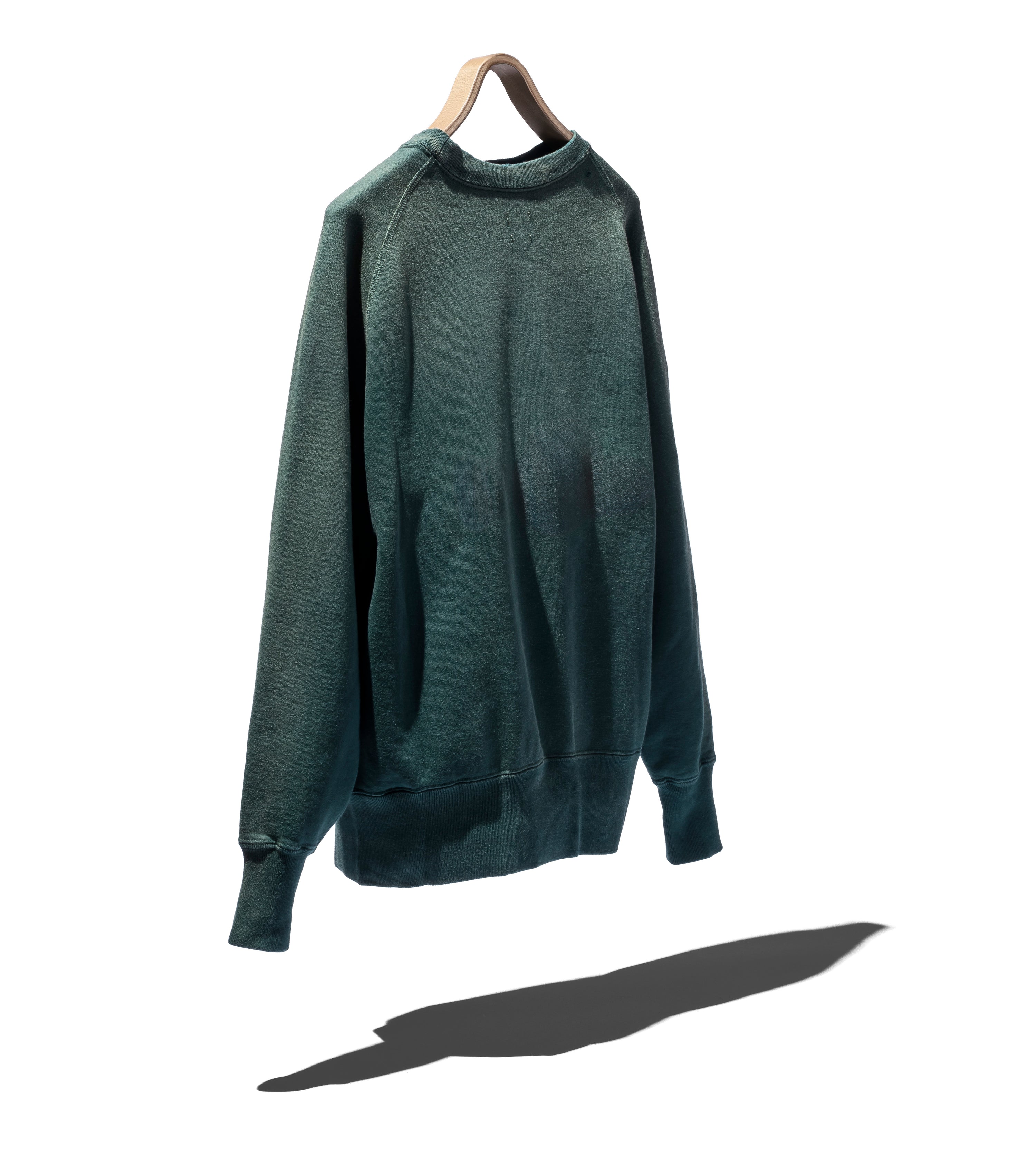 SUVIN COTTON LOOPWHEEL BRUSHED LINING SWEATSHIRT AGING