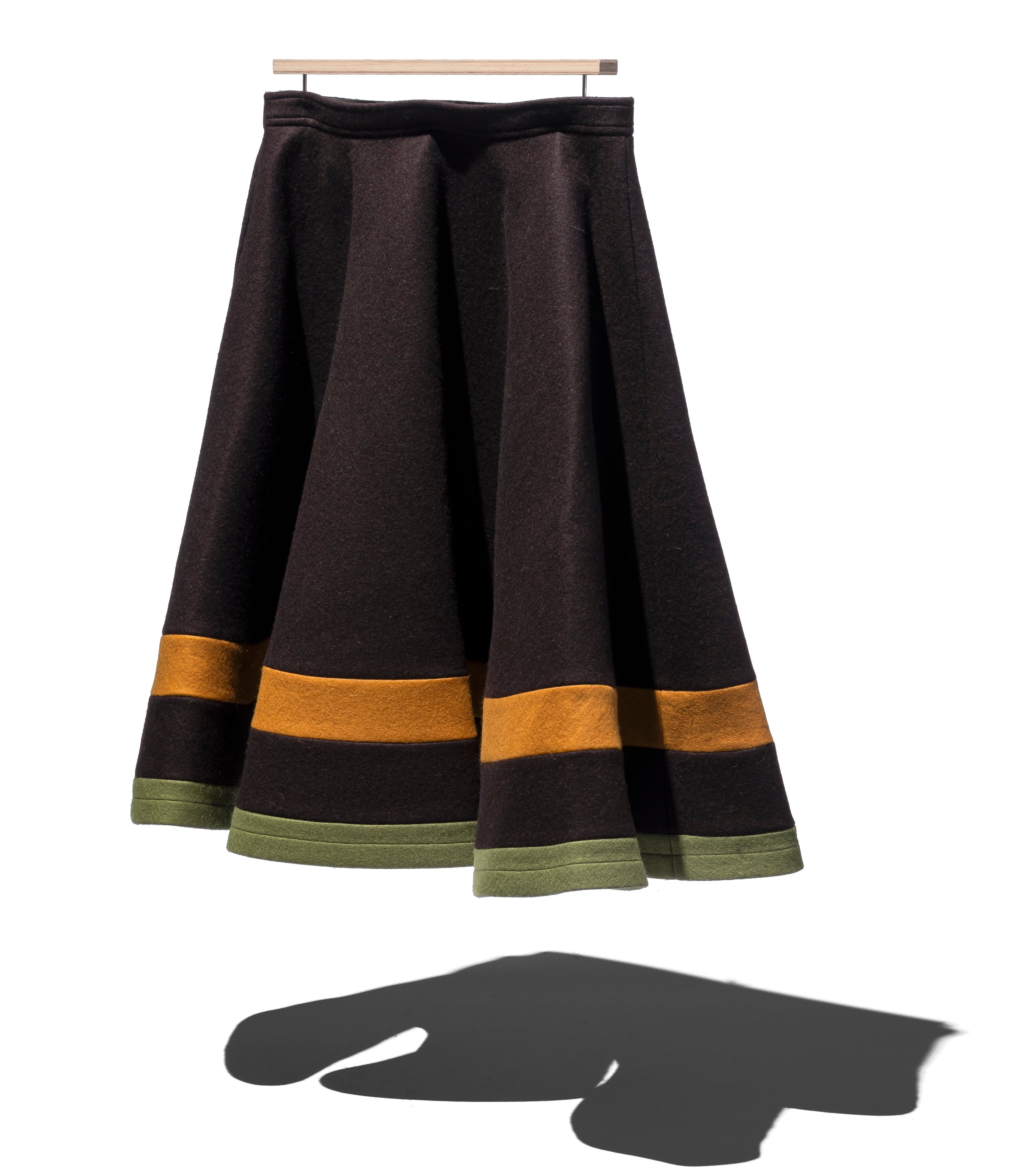 FINE WOOL FELT CIRCULAR SKIRT