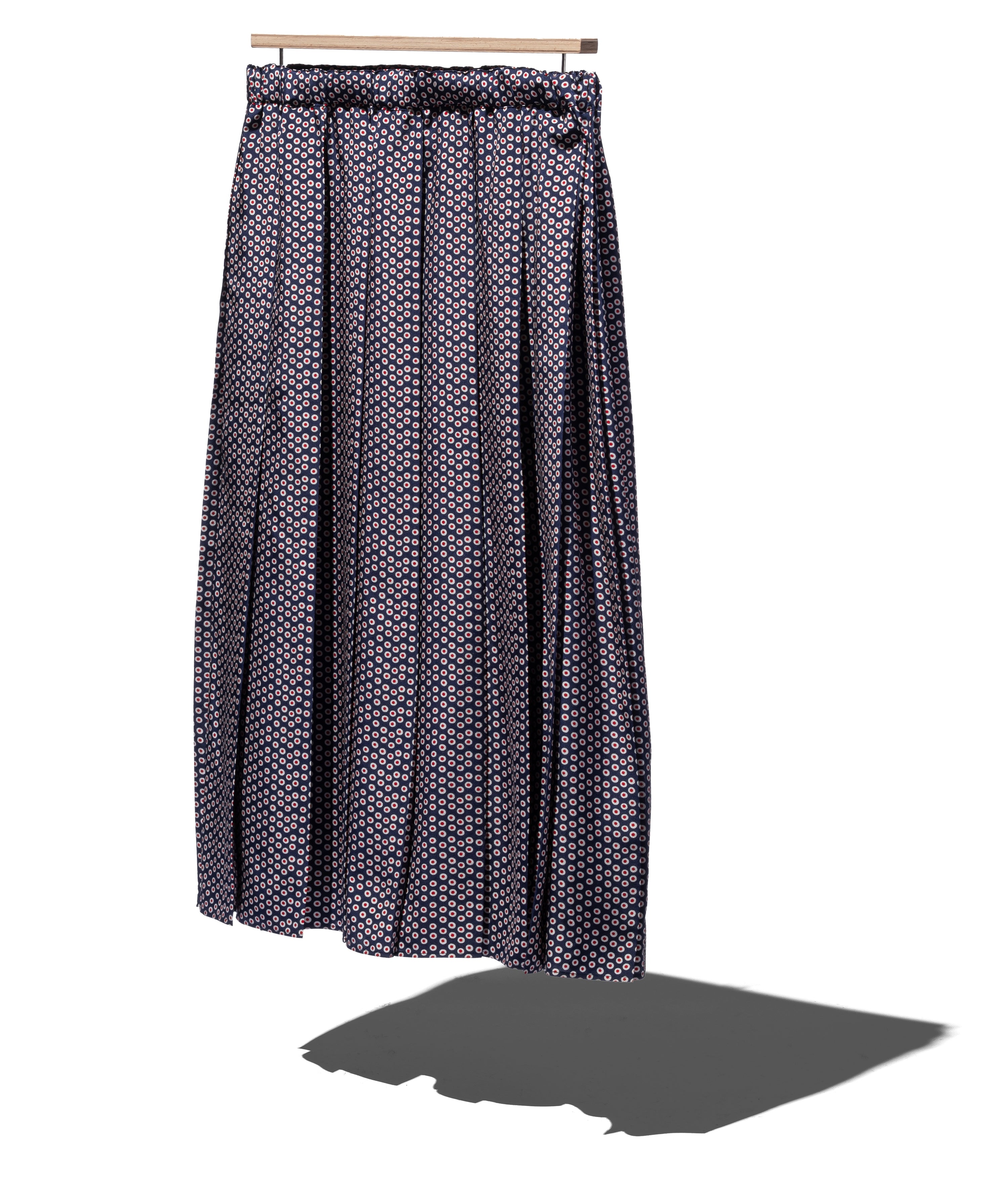 IMPERIAL SUSHI ROLL SILK PLEATED SKIRT