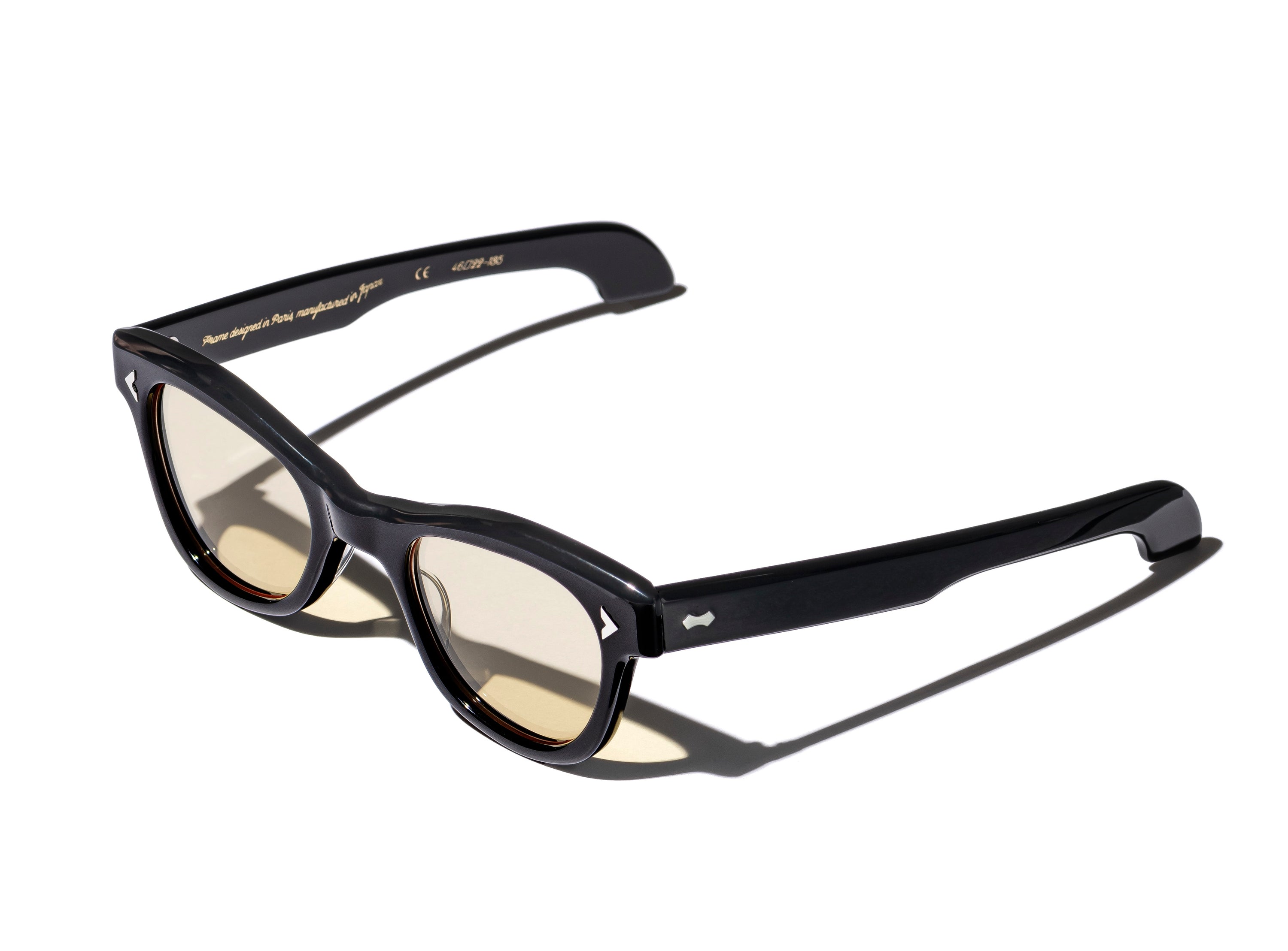 RT01 SUNGLASSES (BLACK × YELLOW LENSES)