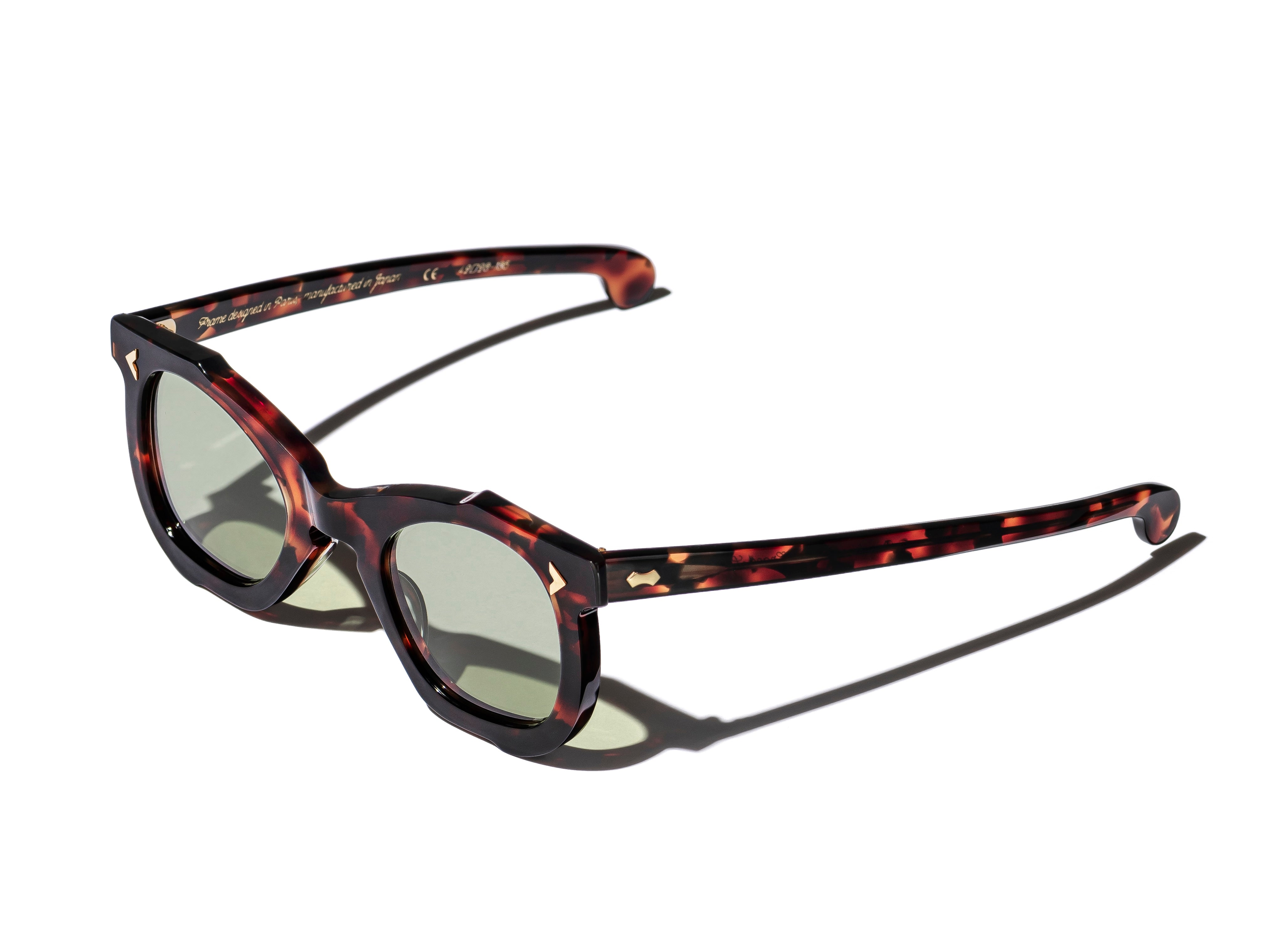 RT02 SUNGLASSES (TORTOISE/GREEN) – WORDS, SOUNDS, COLORS & SHAPES JAPAN