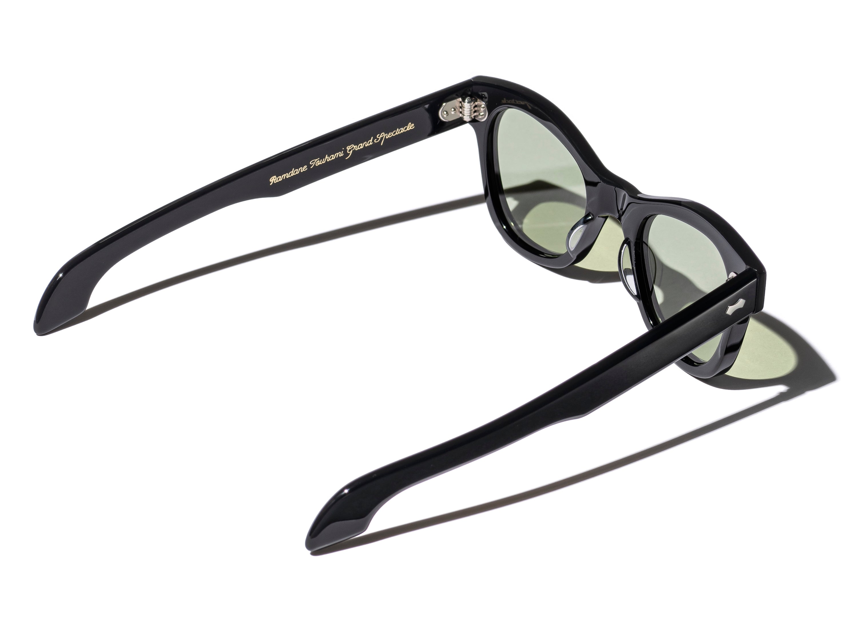 RT01 SUNGLASSES (BLACK × GREEN LENSES)
