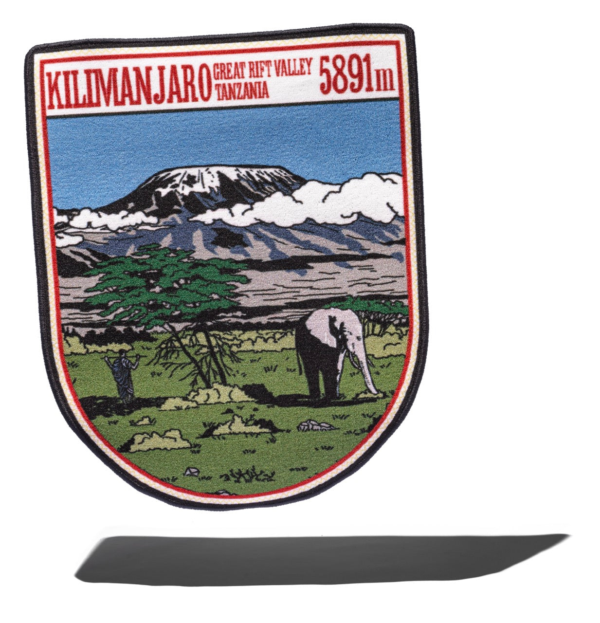 One Meter High Mountain's Rug: Mount Kilimandjaro