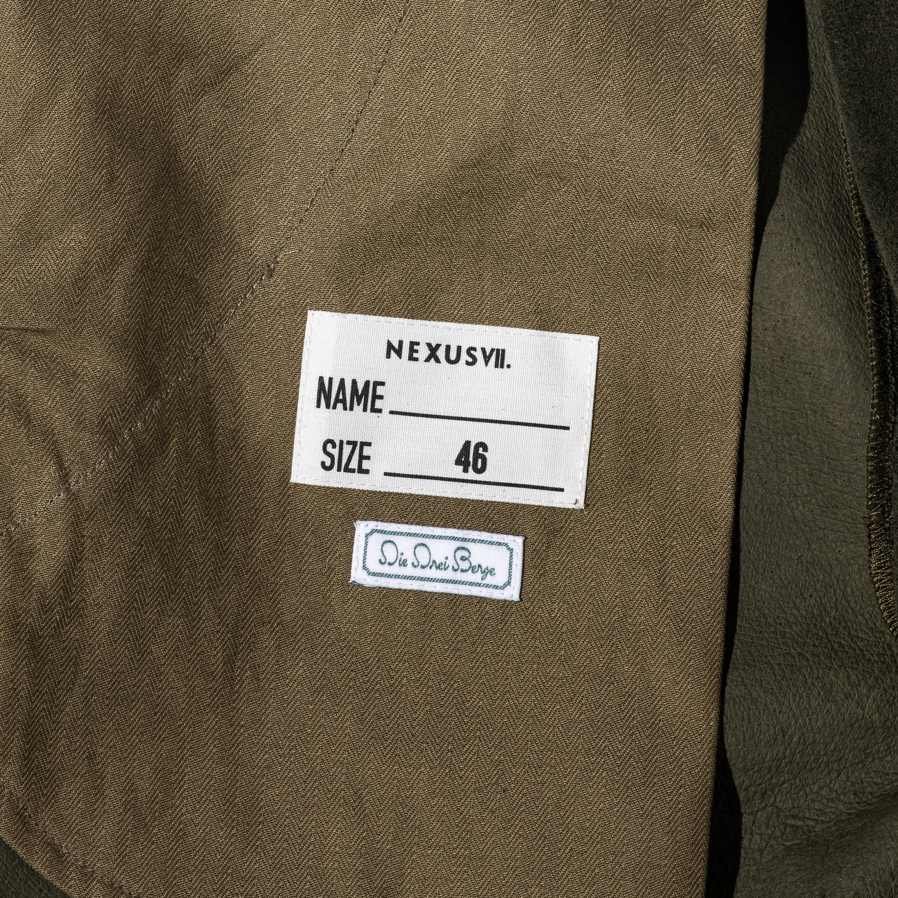 DIE DREI BERGE×NEXUSVII. SUEDE W-KNEE PANTS