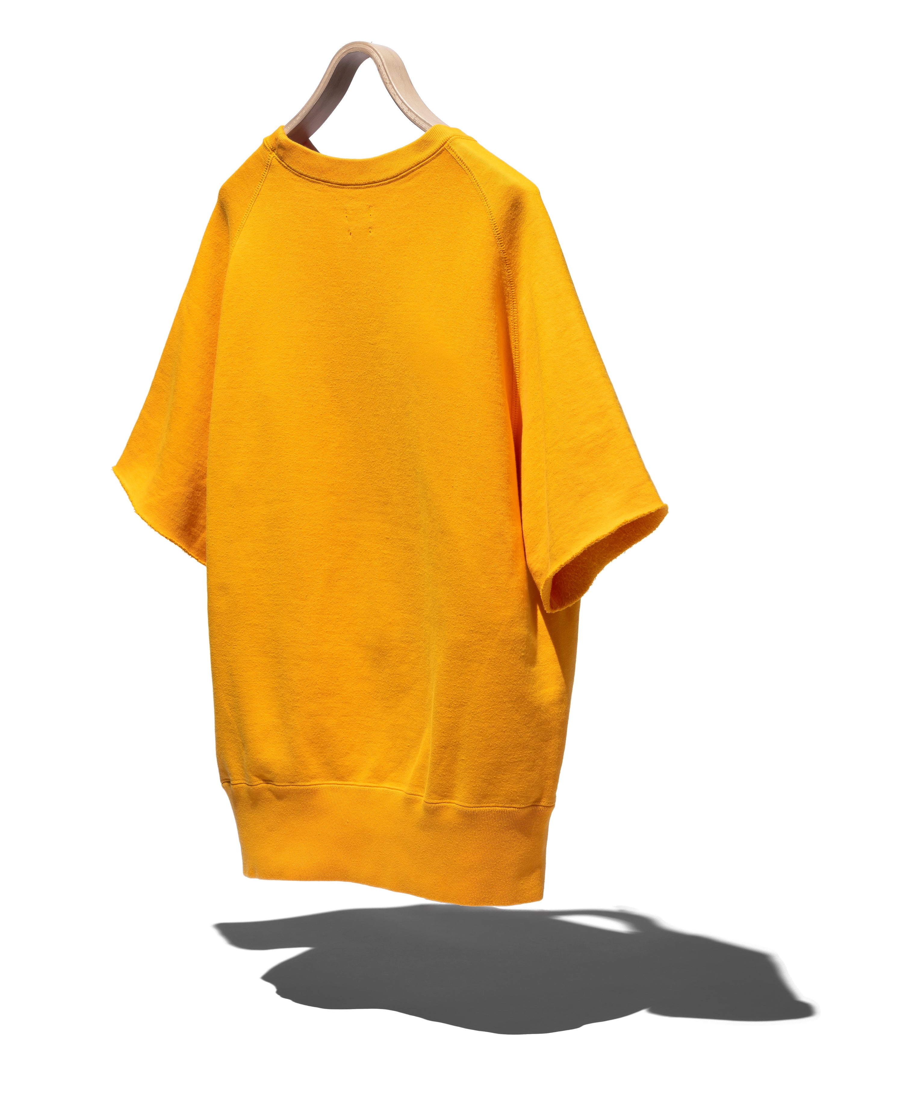 SUVIN COTTON LOOPWHEEL BRUSHED LINING CUT-OFF SWEATSHIRT
