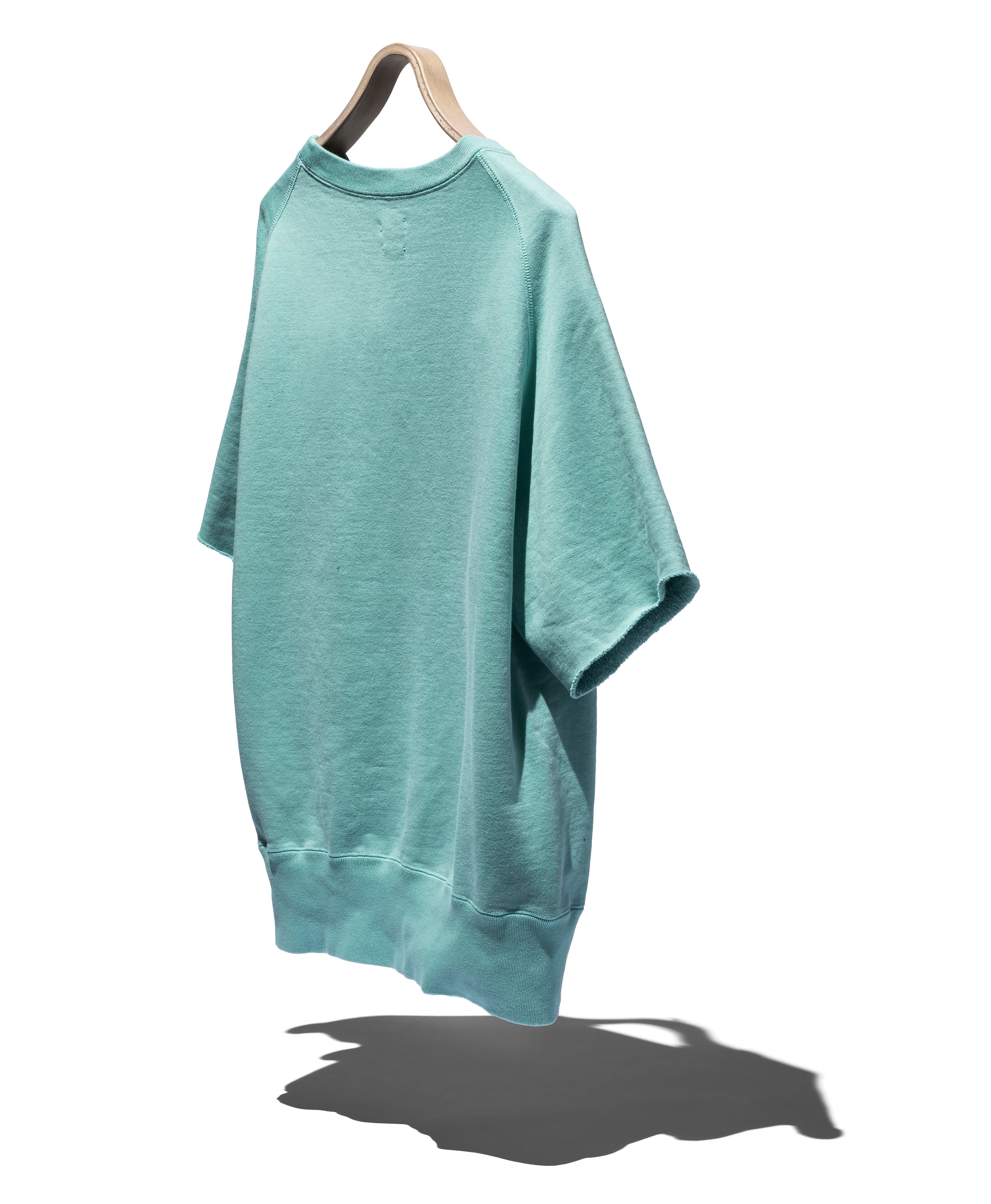 SUVIN COTTON LOOPWHEEL BRUSHED LINING CUT-OFF SWEATSHIRT