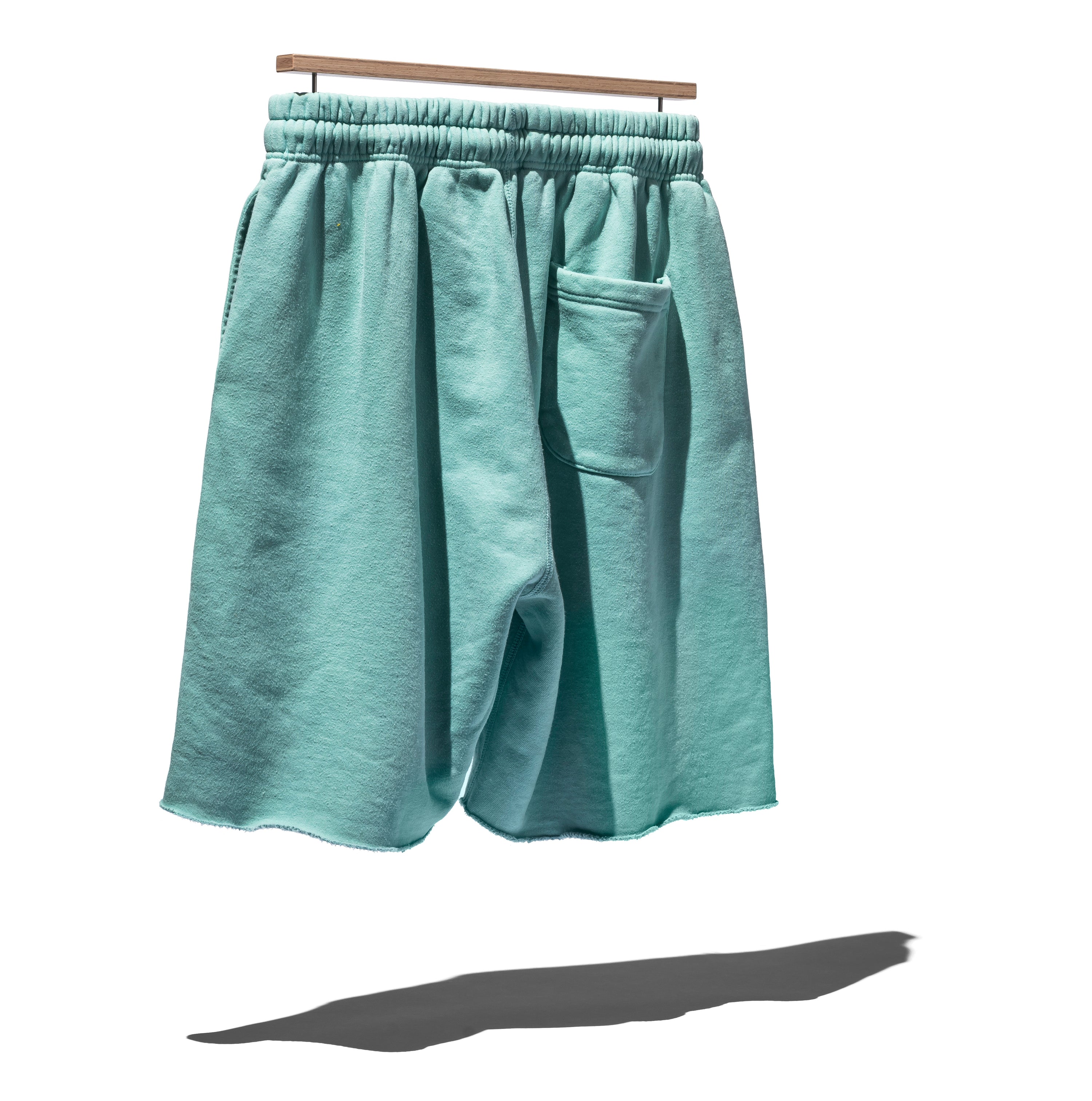 SUVIN COTTON LOOPWHEEL BRUSHED LINING CUT-OFF SHORTS