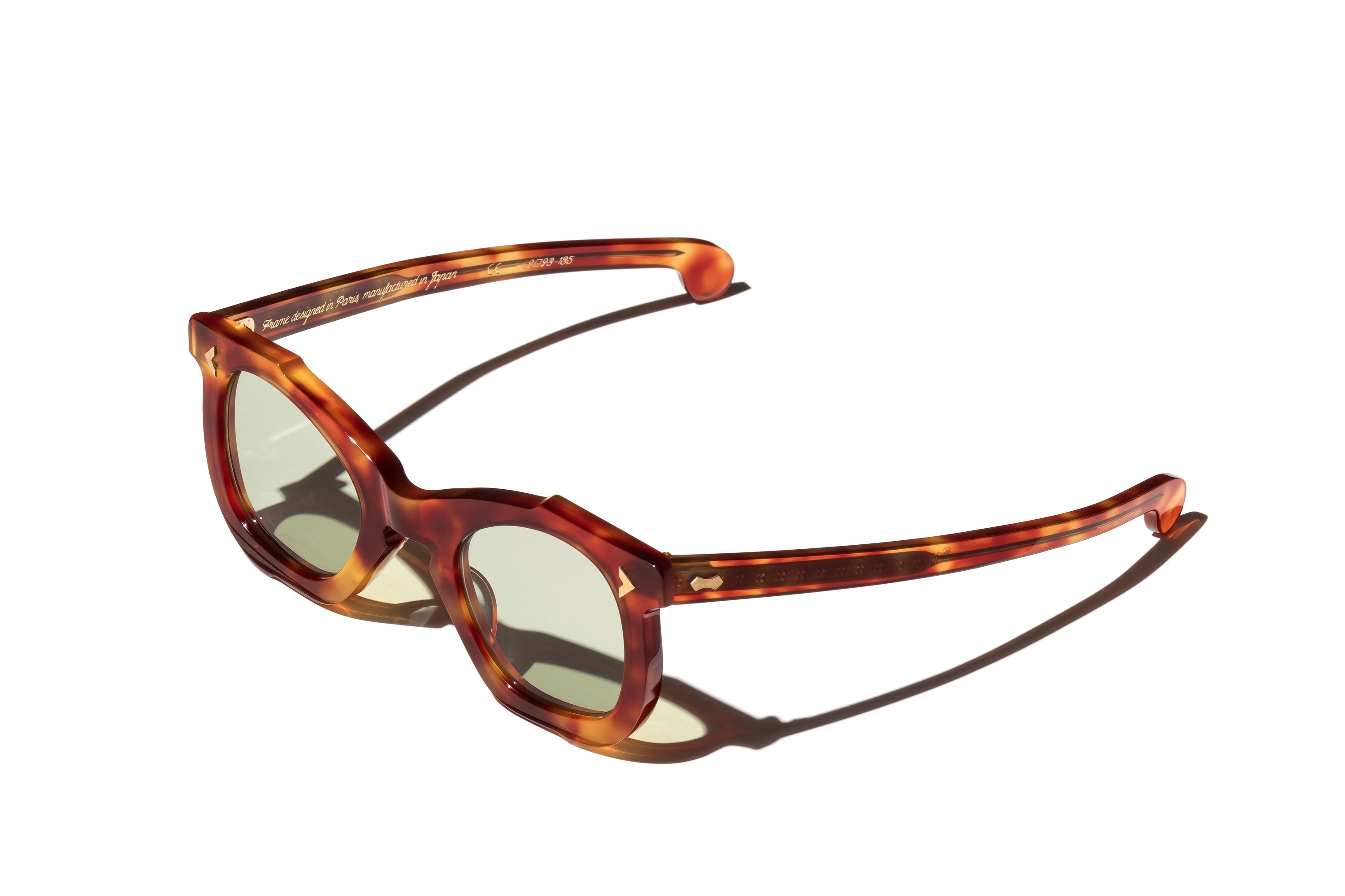 RT02 SUNGLASSES (MAHOGANY/GREEN LENSES)