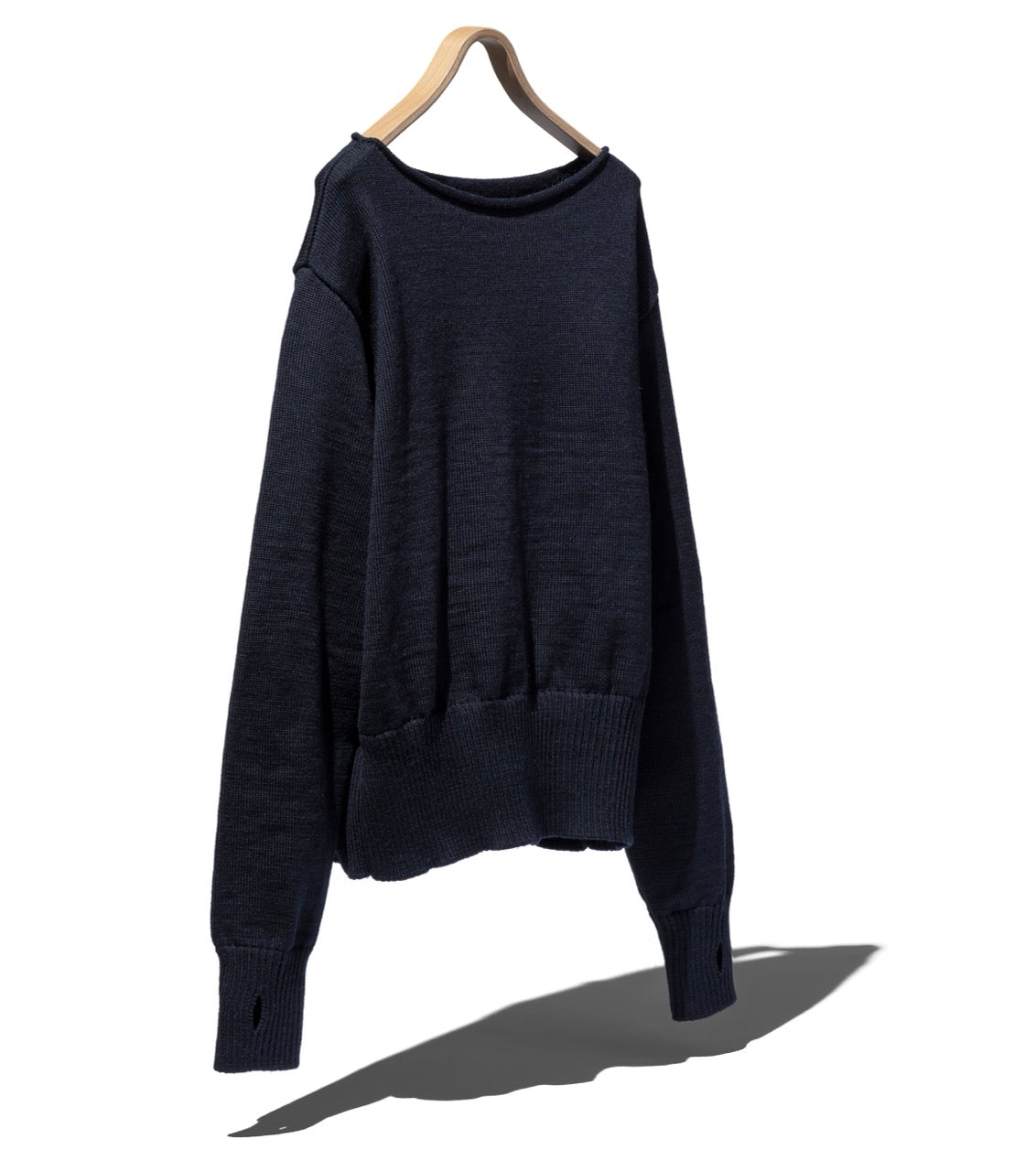 〈Coming soon...〉BRITISH WOOL WIDE RIB JUMPER