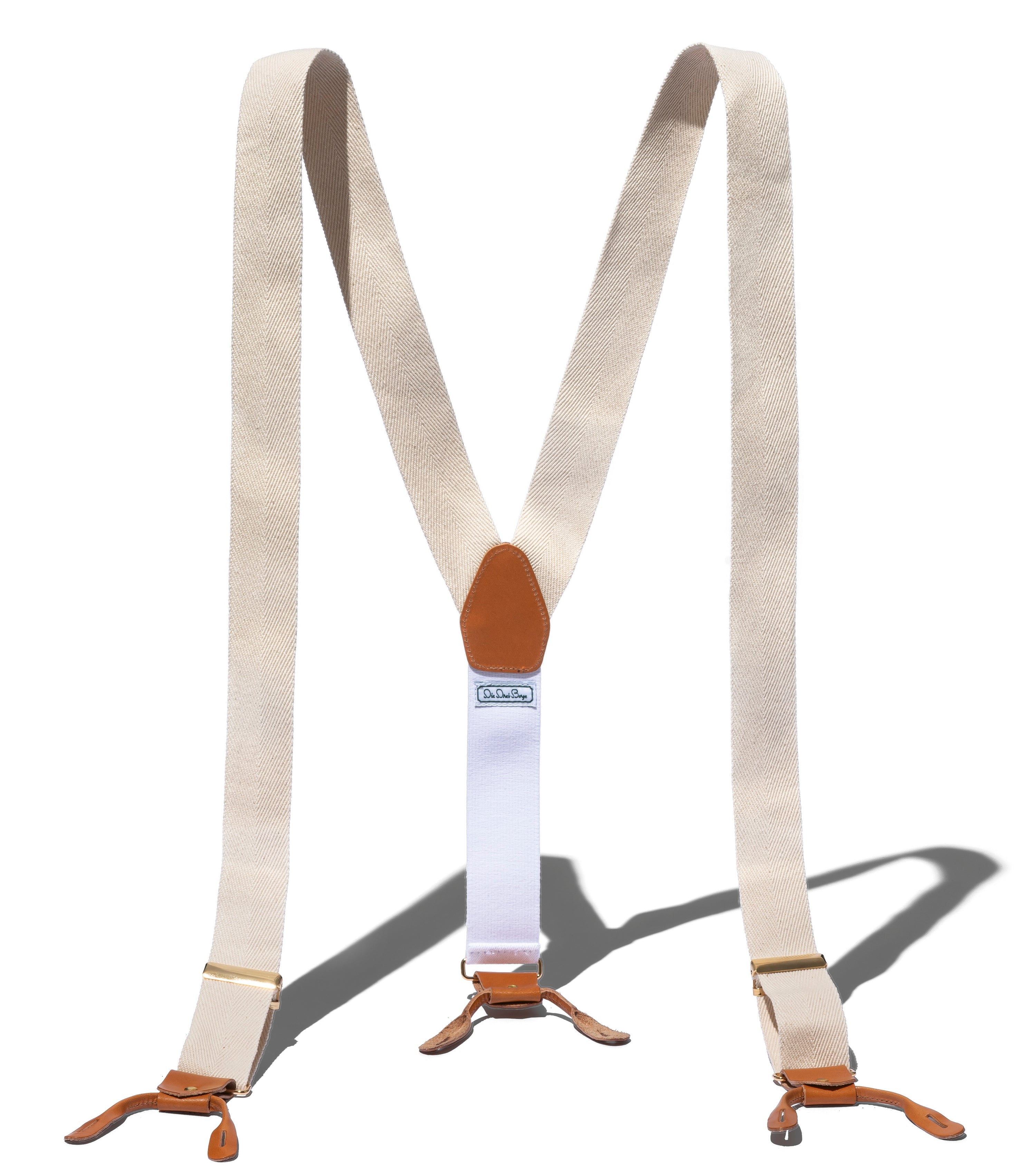 [Coming soon...] COTTON HERRINGBONE SUSPENDERS