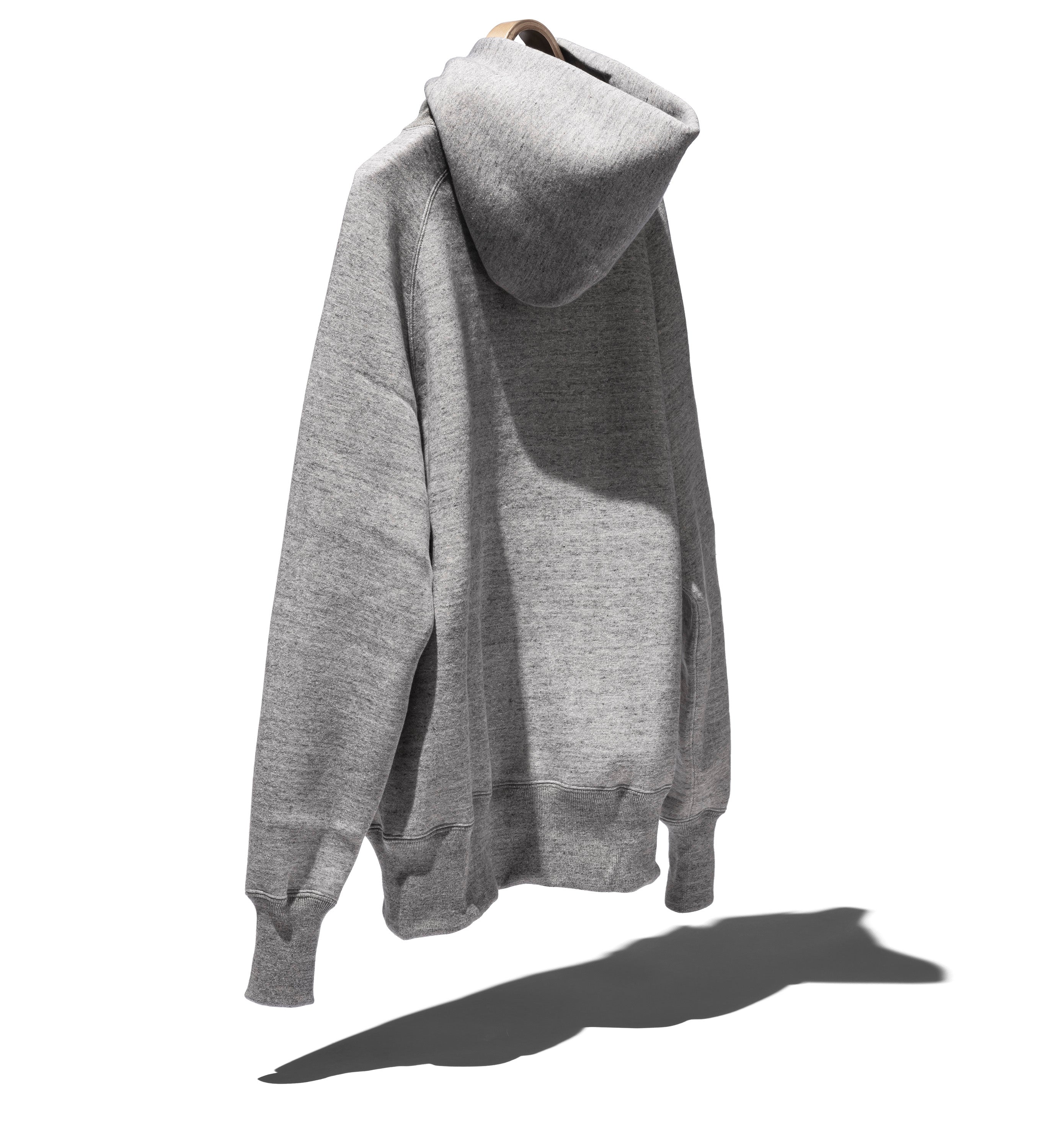 CASHMERE/COTTON MAXIMAL BUTTON HOODIE