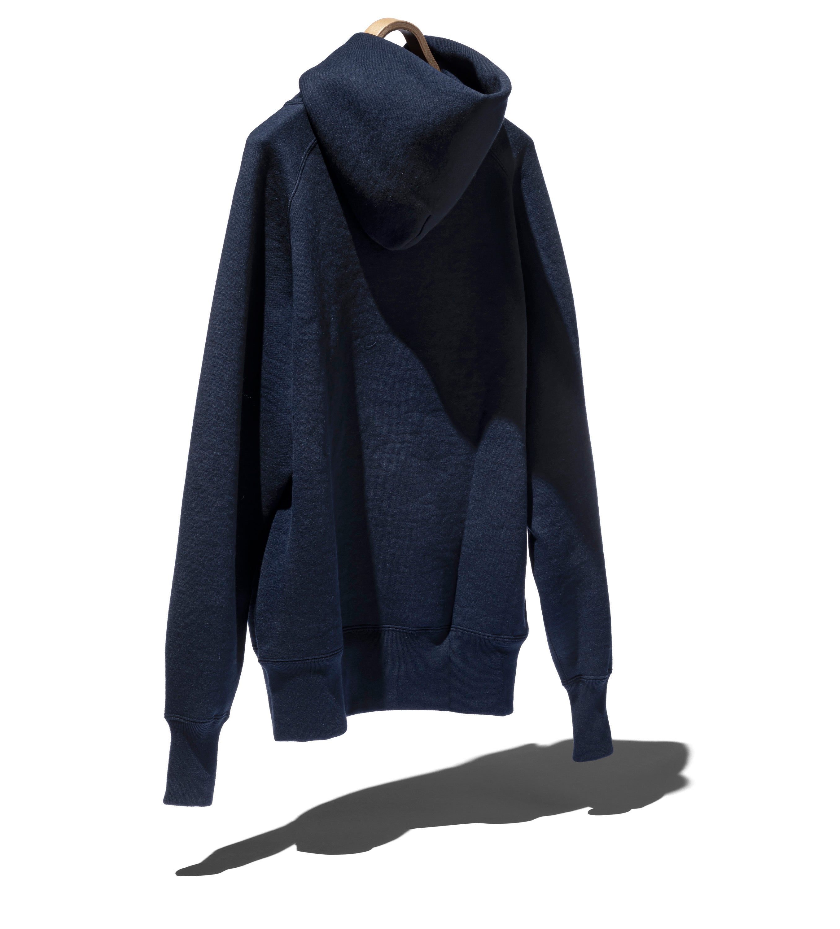 CASHMERE/COTTON MAXIMAL BUTTON HOODIE