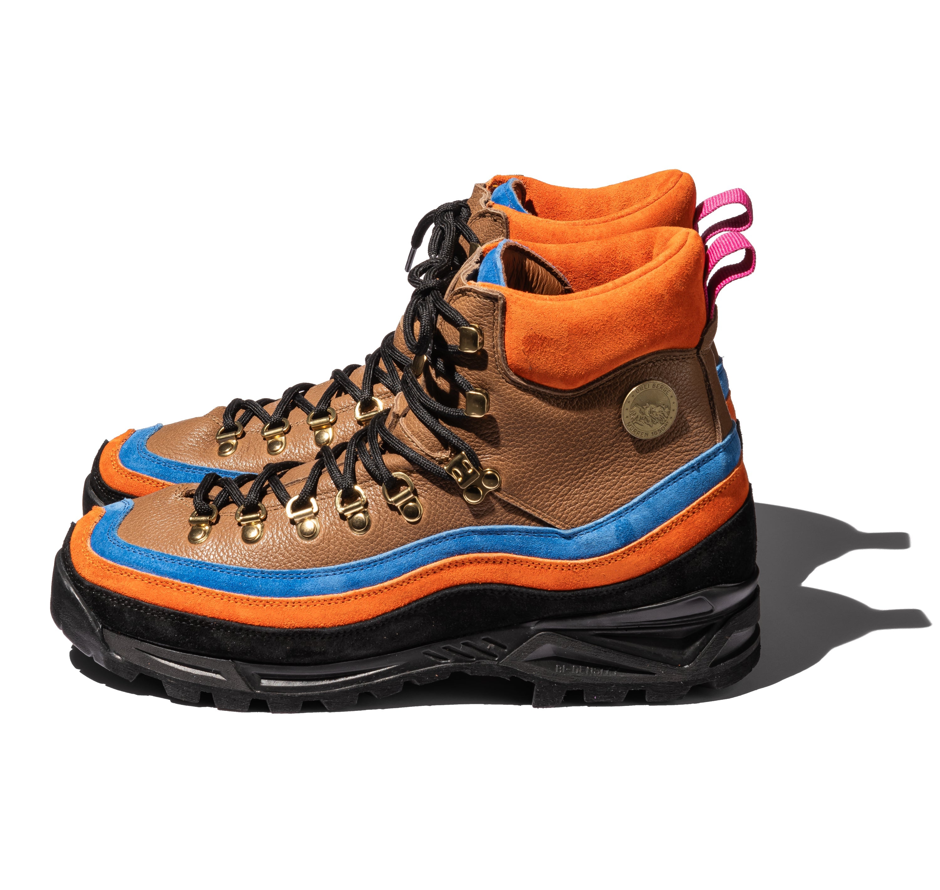 BROWN/BLUE/ORANGE