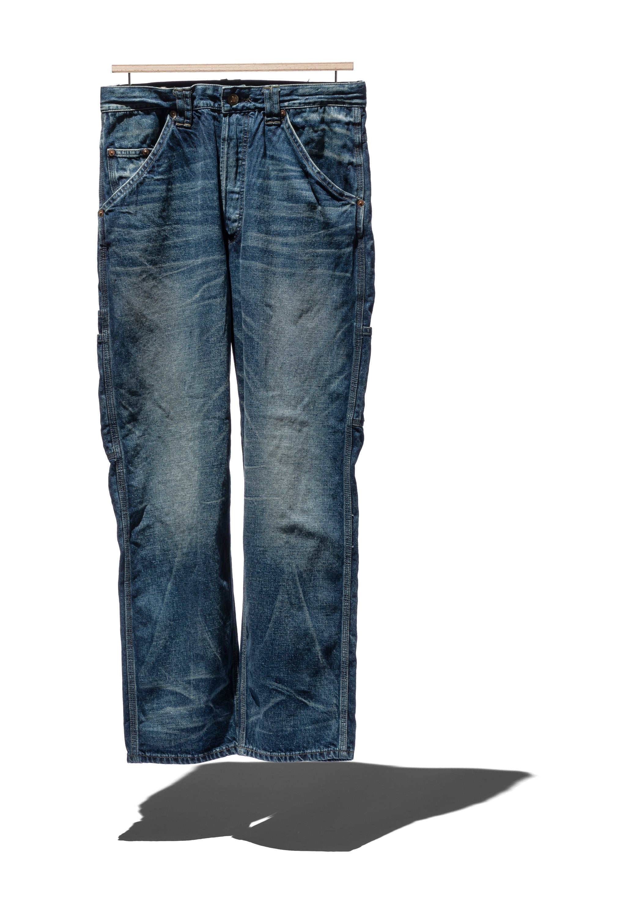 DENIM PAINTER PANTS HARD WASH - WOMEN