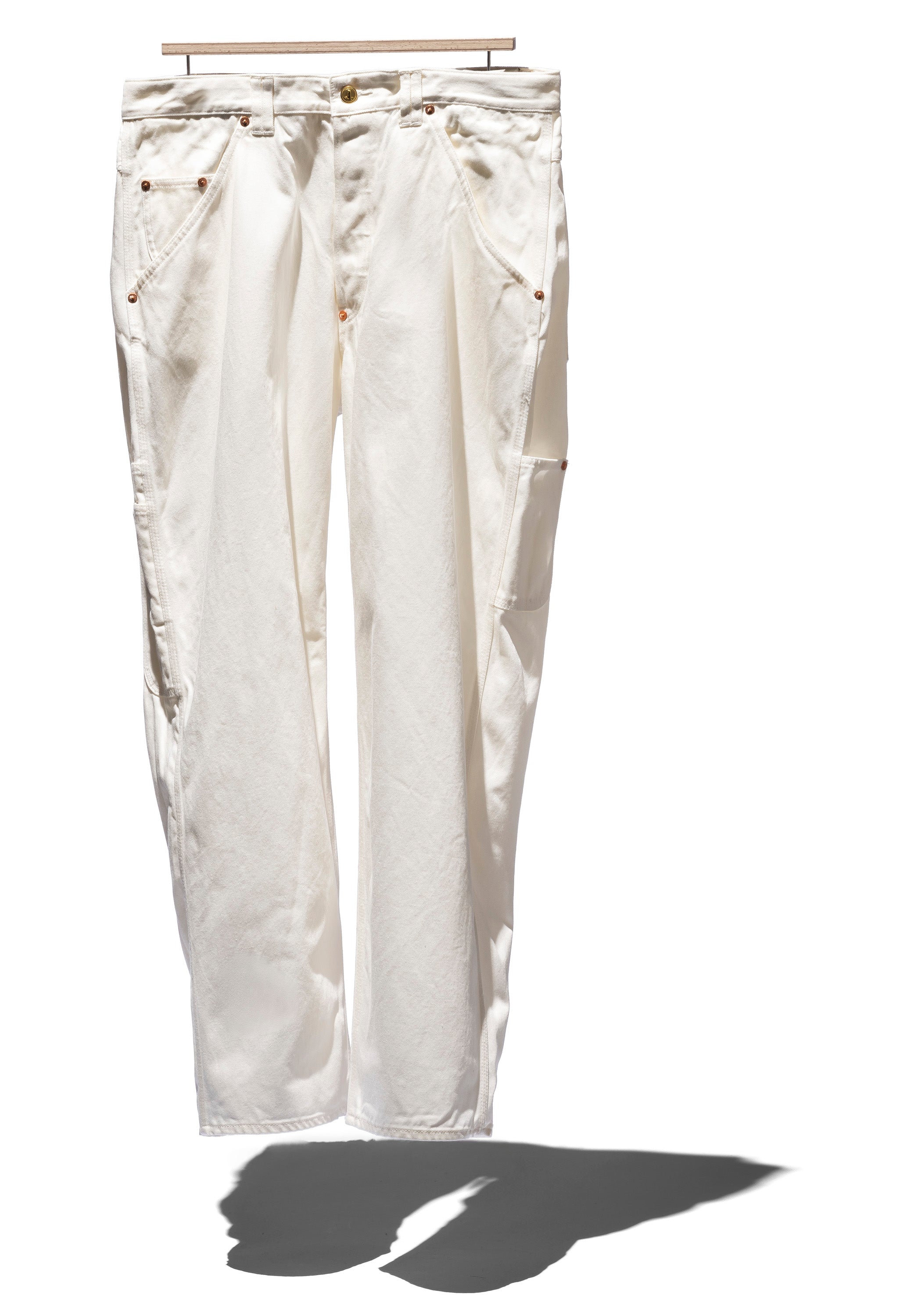 WHITE PAINTER PANTS - MEN