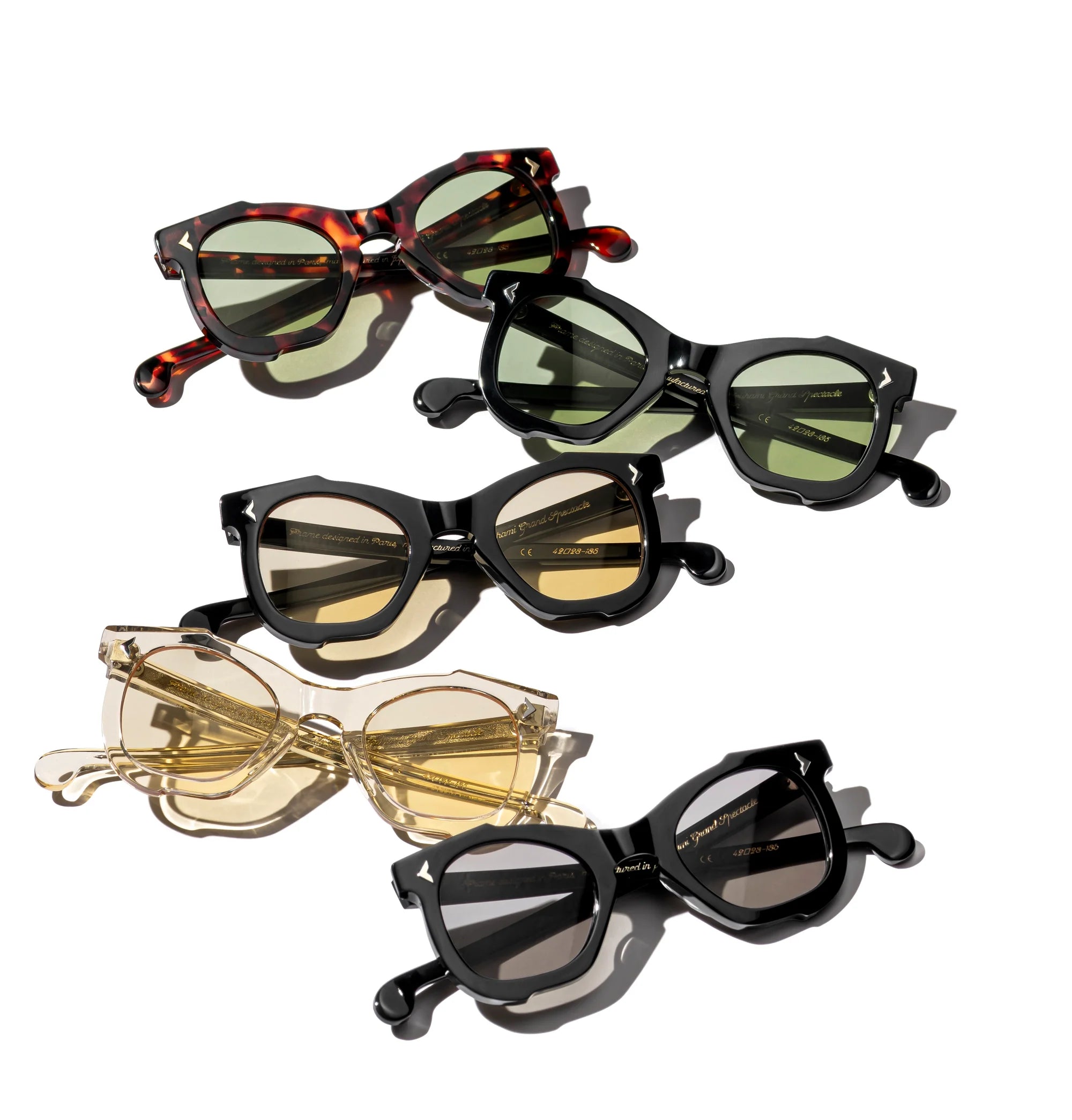 RT02 SUNGLSSES (BLACK × YELLOW)