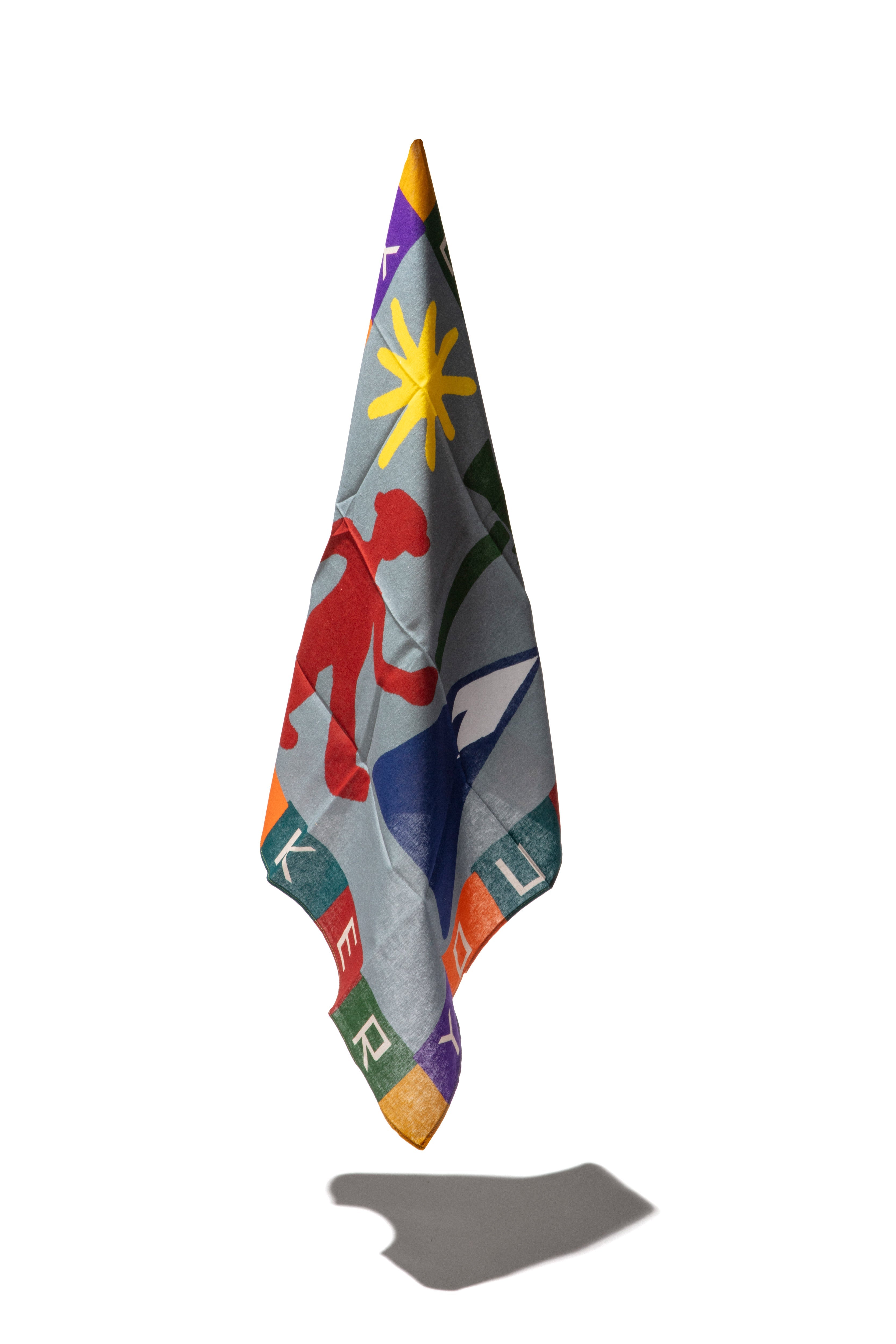 A YOUNG HIKER MULTI BANDANA – WORDS, SOUNDS, COLORS & SHAPES JAPAN