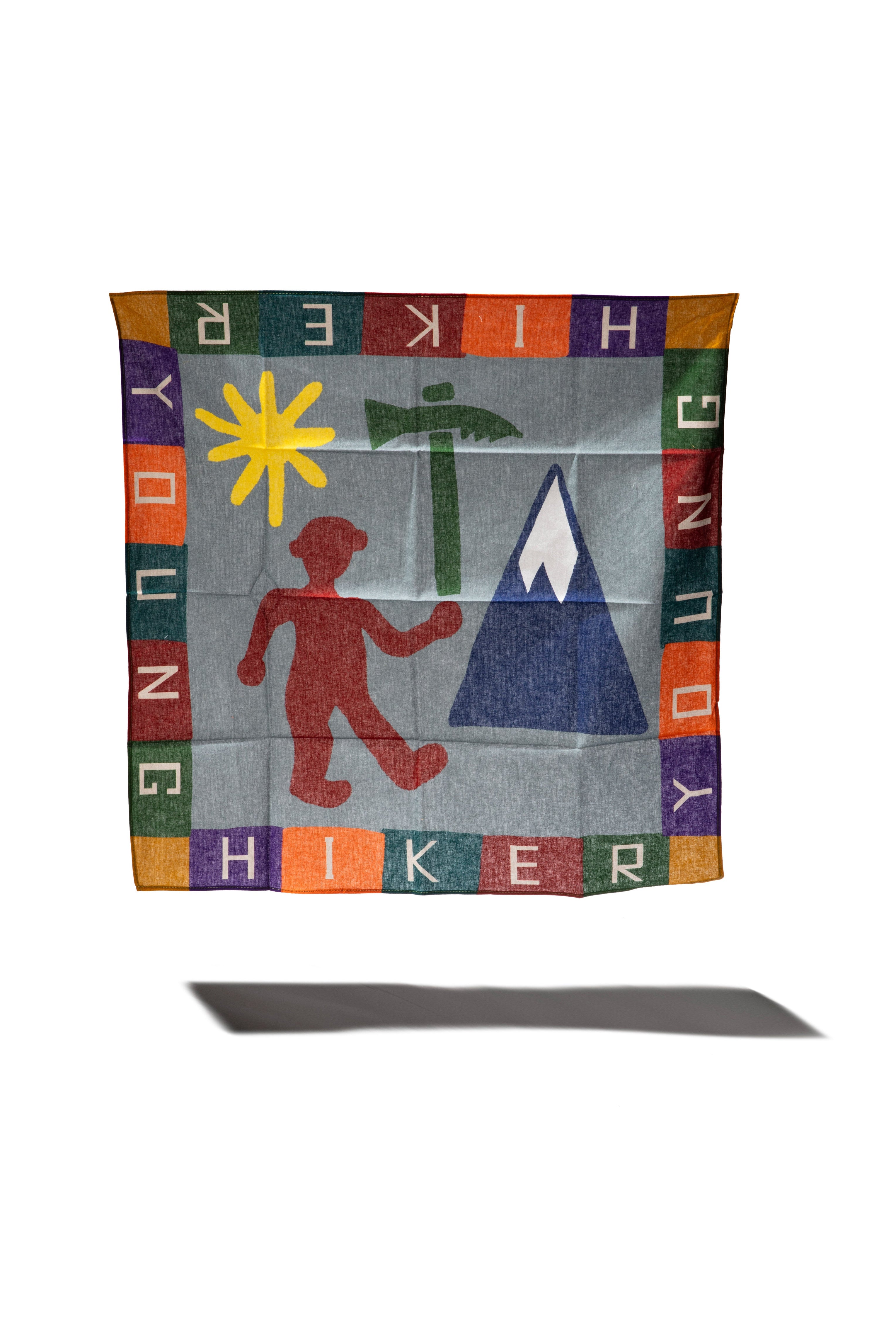 A YOUNG HIKER MULTI BANDANA