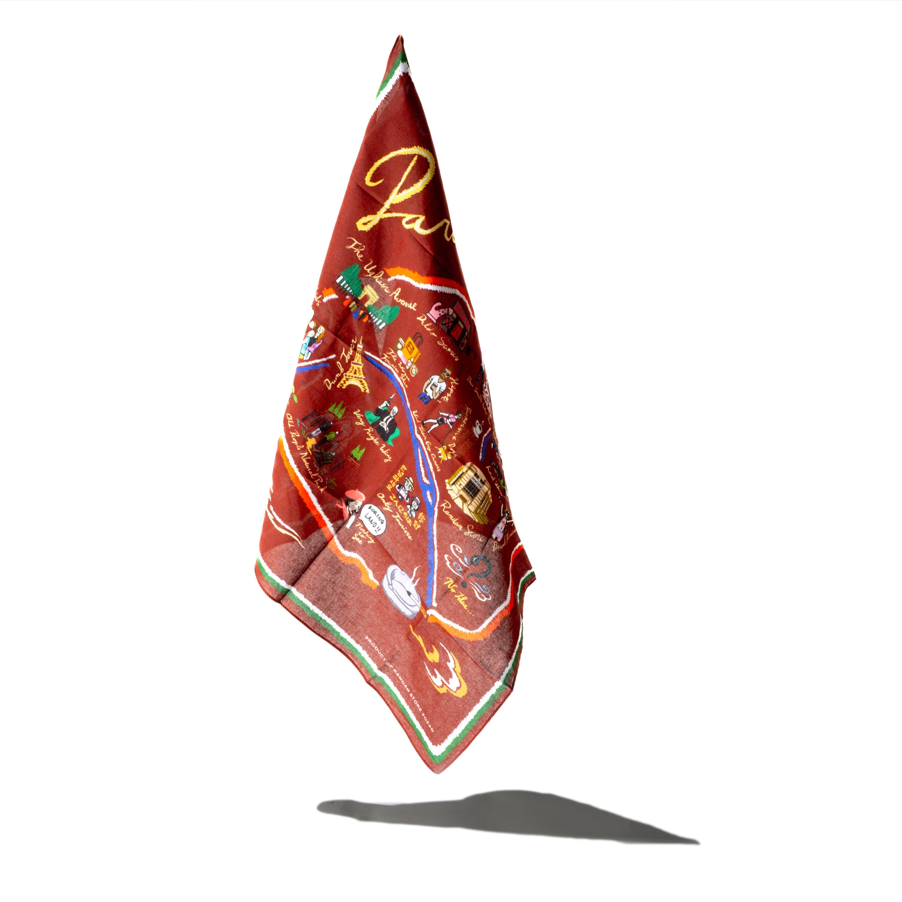 PARISIAN SCARF BANDANA – WORDS, SOUNDS, COLORS & SHAPES JAPAN
