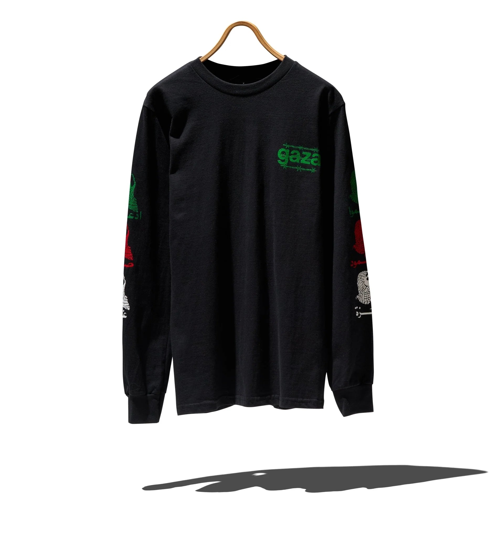 The Press Review T-shirt Gaza LS